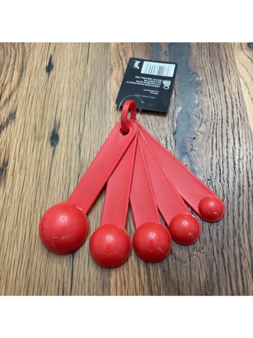 Disney Mickey House Measuring Spoon Set New Red Cartoon Kitchen
